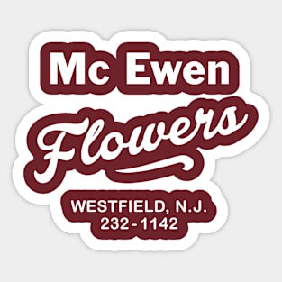 McEwen Flowers Sticker